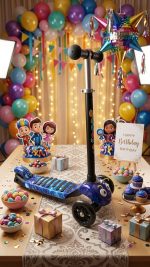 Scooter / Monopatín Infantil de 3 Ruedas Diseño Galaxia - Image 2