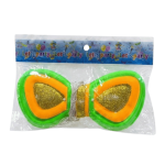 Corbatín / Moño Gigante Neón Verde y Naranja x 12